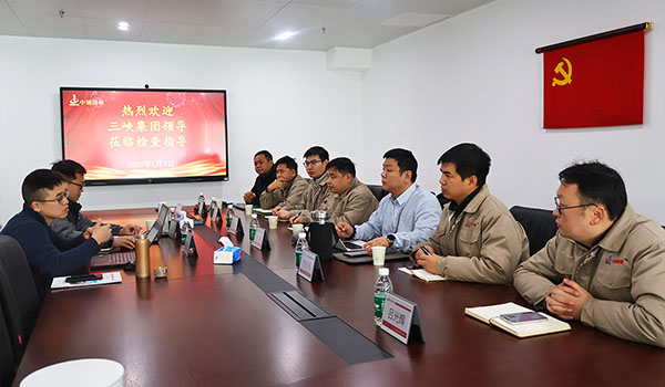 深化合作，共謀發(fā)展——三峽集團(tuán)公司領(lǐng)導(dǎo)至中鋼國檢參訪交流